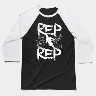 Rep by Rep - STREET WORKOUT Baseball T-Shirt